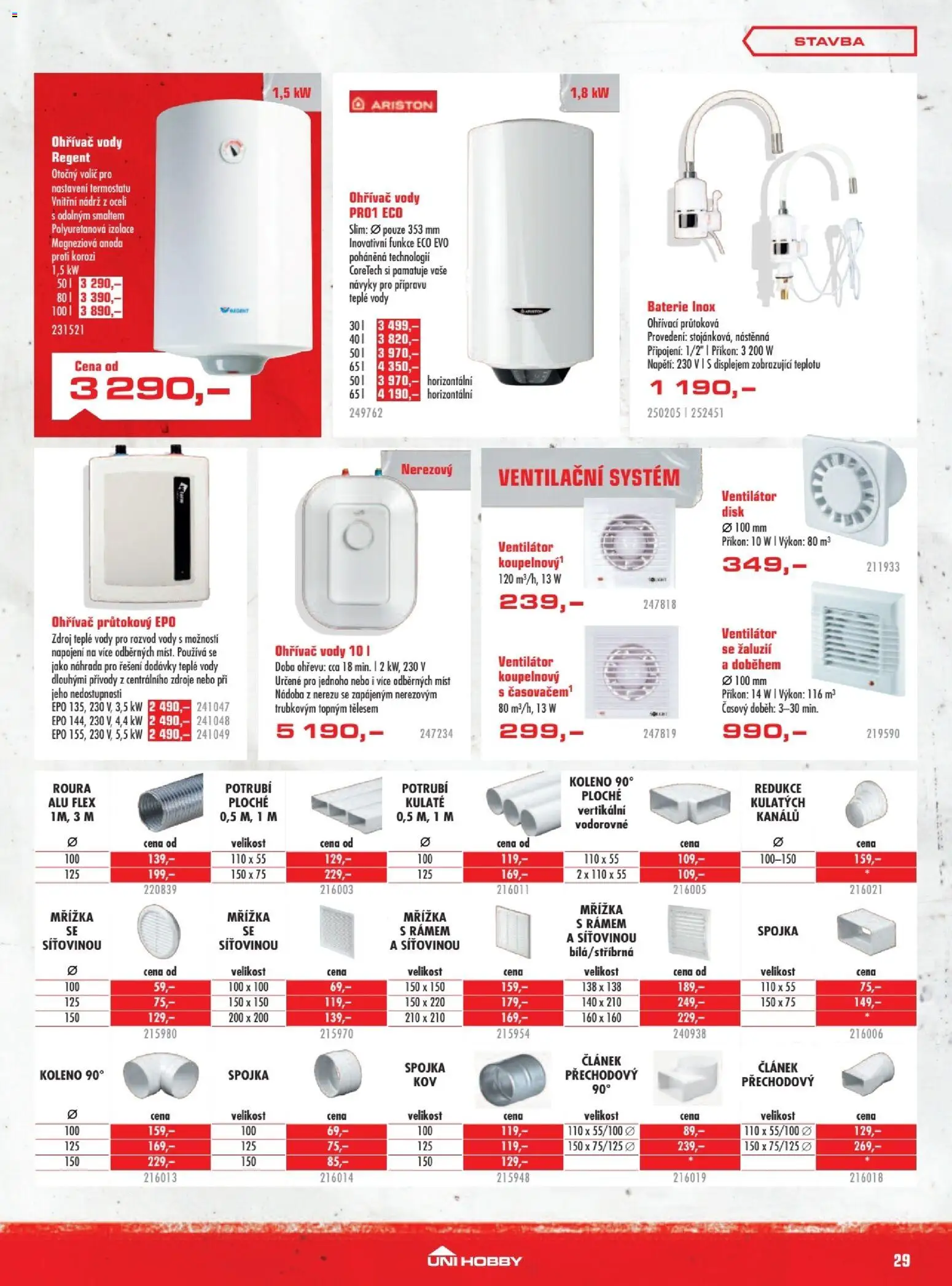 Uni Hobby leták od 02.04.2026 | Strana: 29 | Produkty: Disk, Ventilátor, Baterie