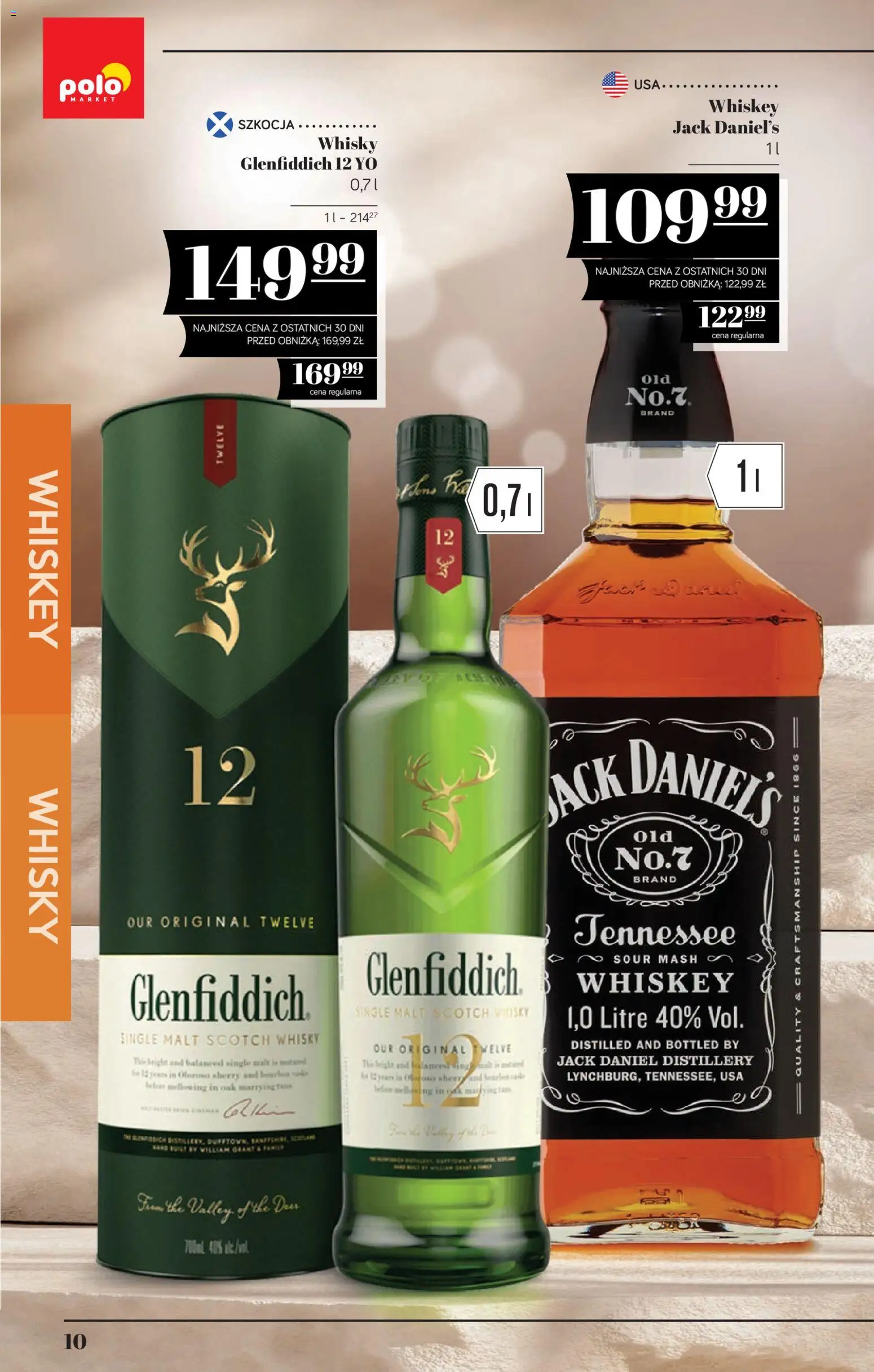 POLOmarket katalog - Alkoholi od 21.05.2026 | Strona: 10 | Produkty: Jack Daniel's, Whisky