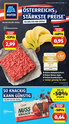 Hofer Flugblatt ab 25.09.2026 gültig