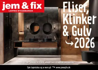 Jem & fix - Flisekatalog gyldig fra 09/08/2026