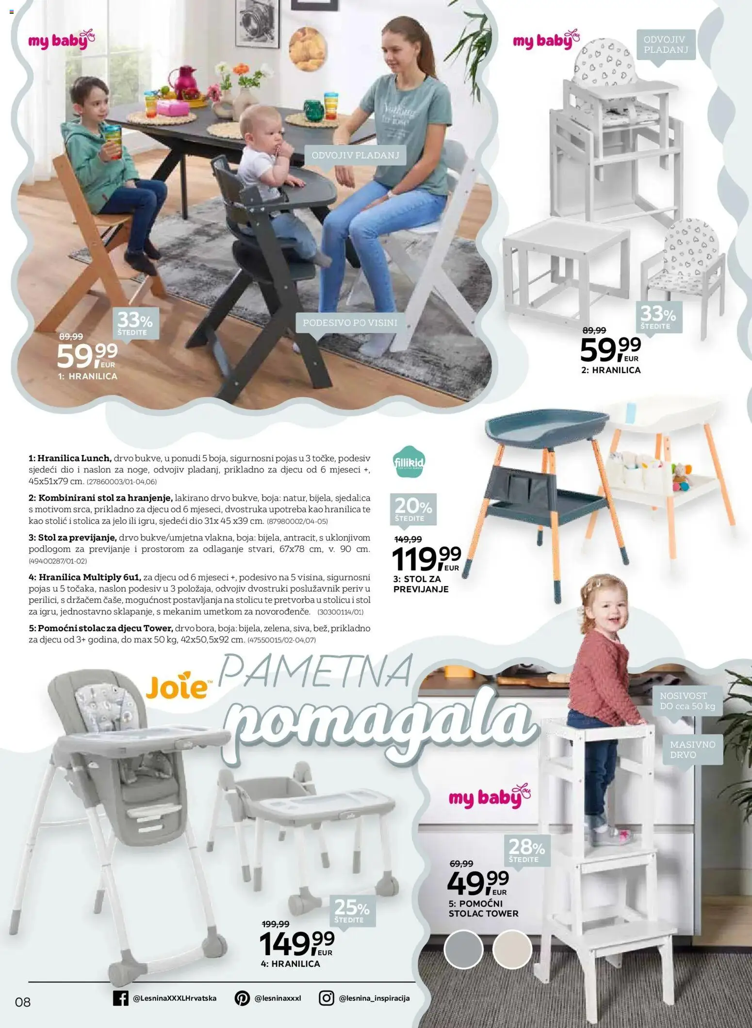 Lesnina katalog | vrijedi od 01.03.2026 | Stranica: 8 | Proizvodi: Stolić, Stolica, Pojas, Pladanj