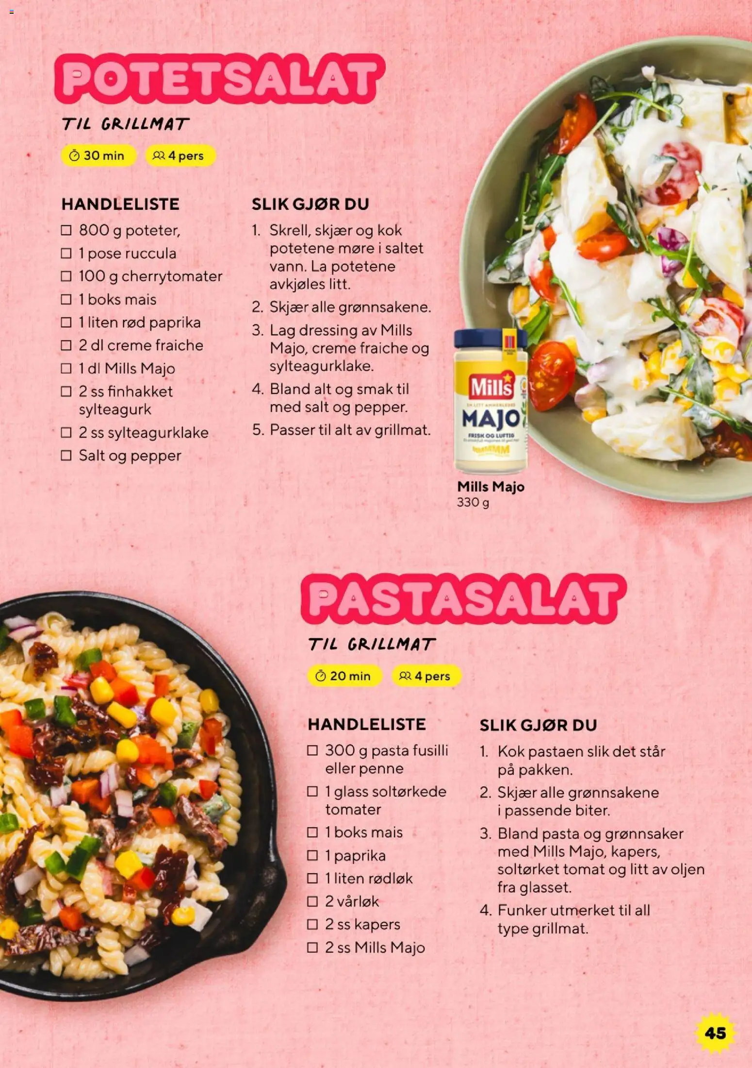 {H1} | Side: 46 | Produkter: Paprika, Glass, Vårløk, Ruccula