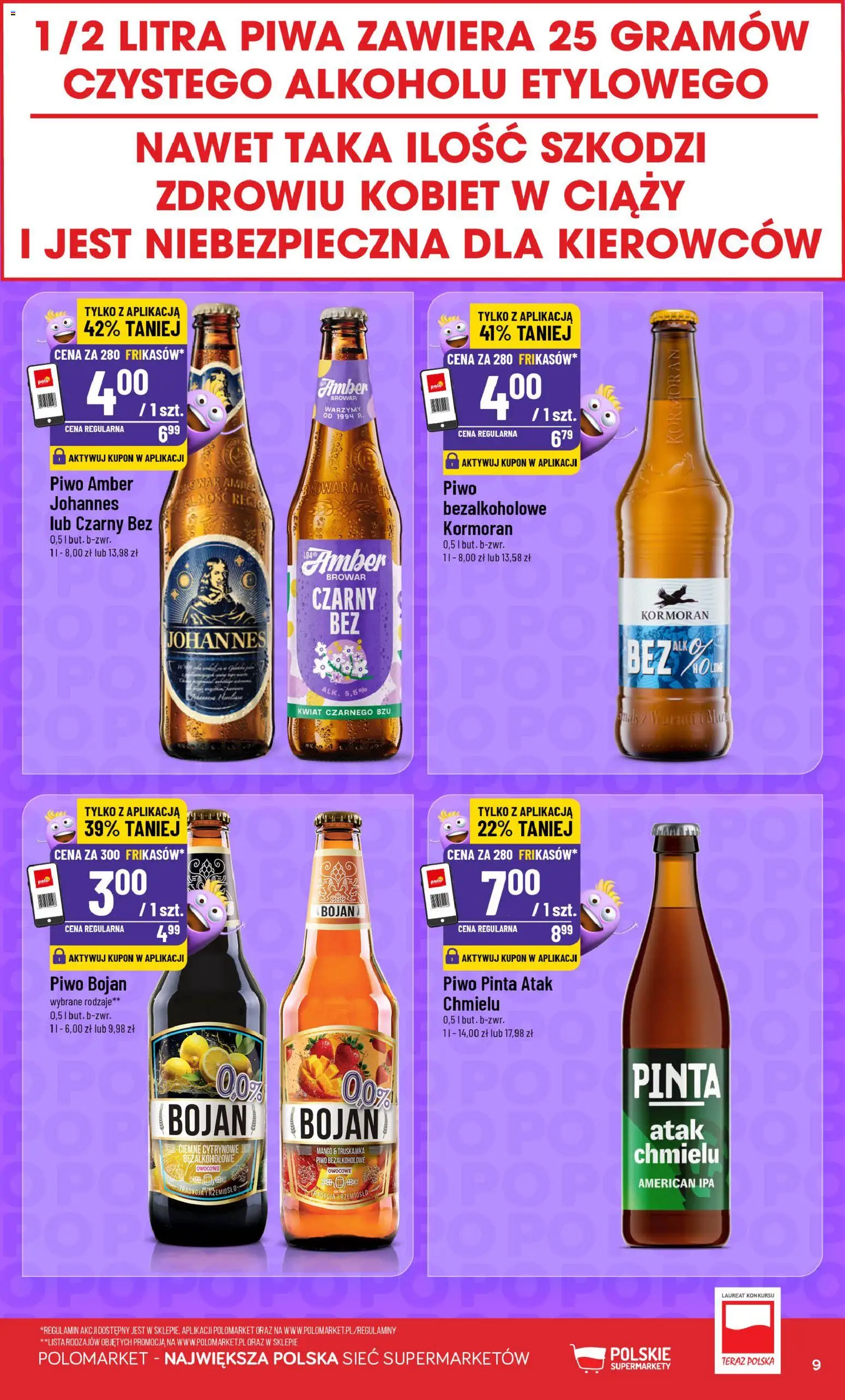 POLOmarket gazetka - Frikasowe Hity od 17.06.2026 | Strona: 9 | Produkty: Mango, Piwo