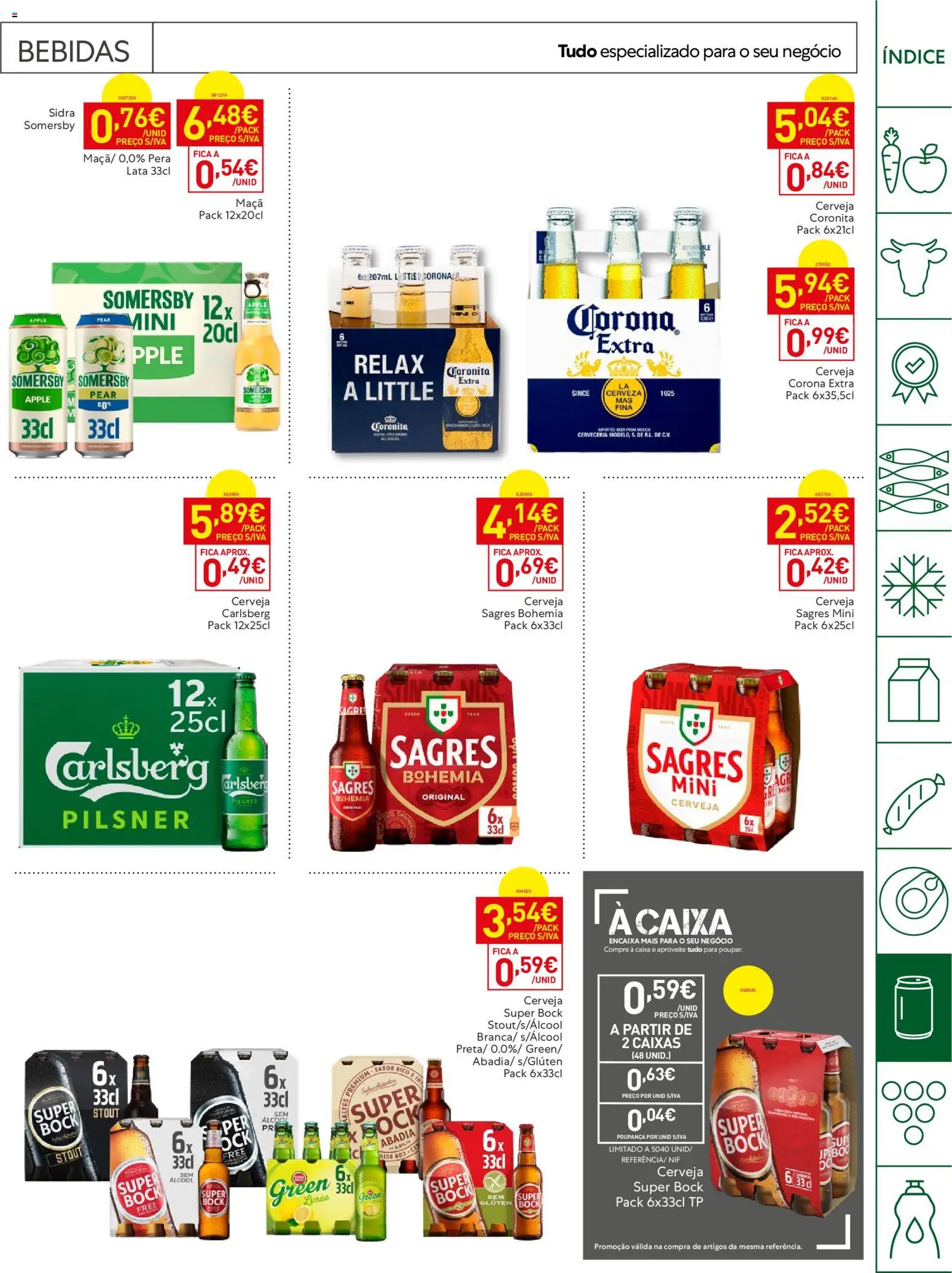 Recheio Horeca │ válido de 18/08/2026 | Página: 21 | Produtos: Sidra, Maça, Somersby, Álcool