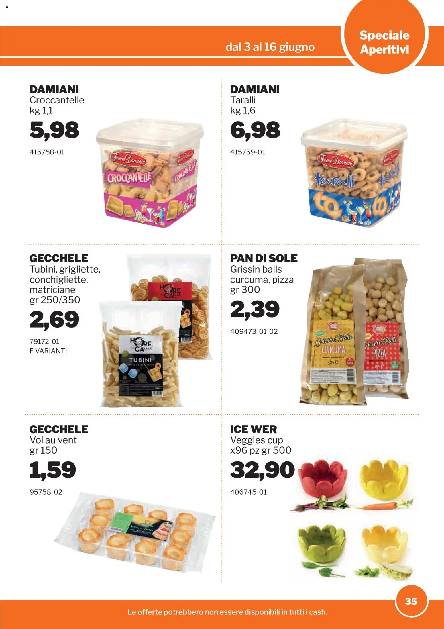 Volantino Sogegross del 03.06.2026 | Pagina: 35 | Prodotti: Pizza, Taralli