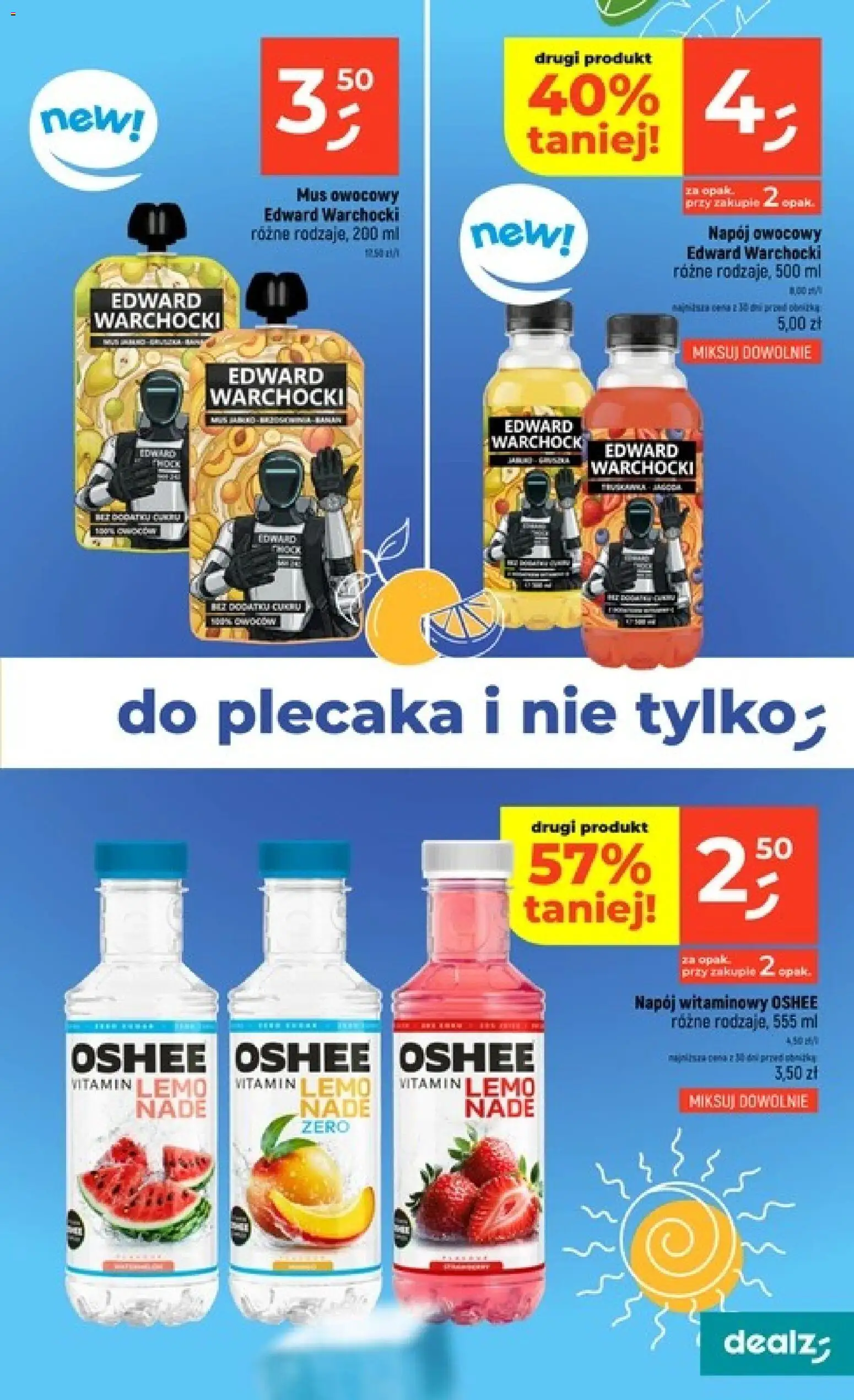 Dealz gazetka od 20.08.2026 | Strona: 23 | Produkty: Mus owocowy, Oshee