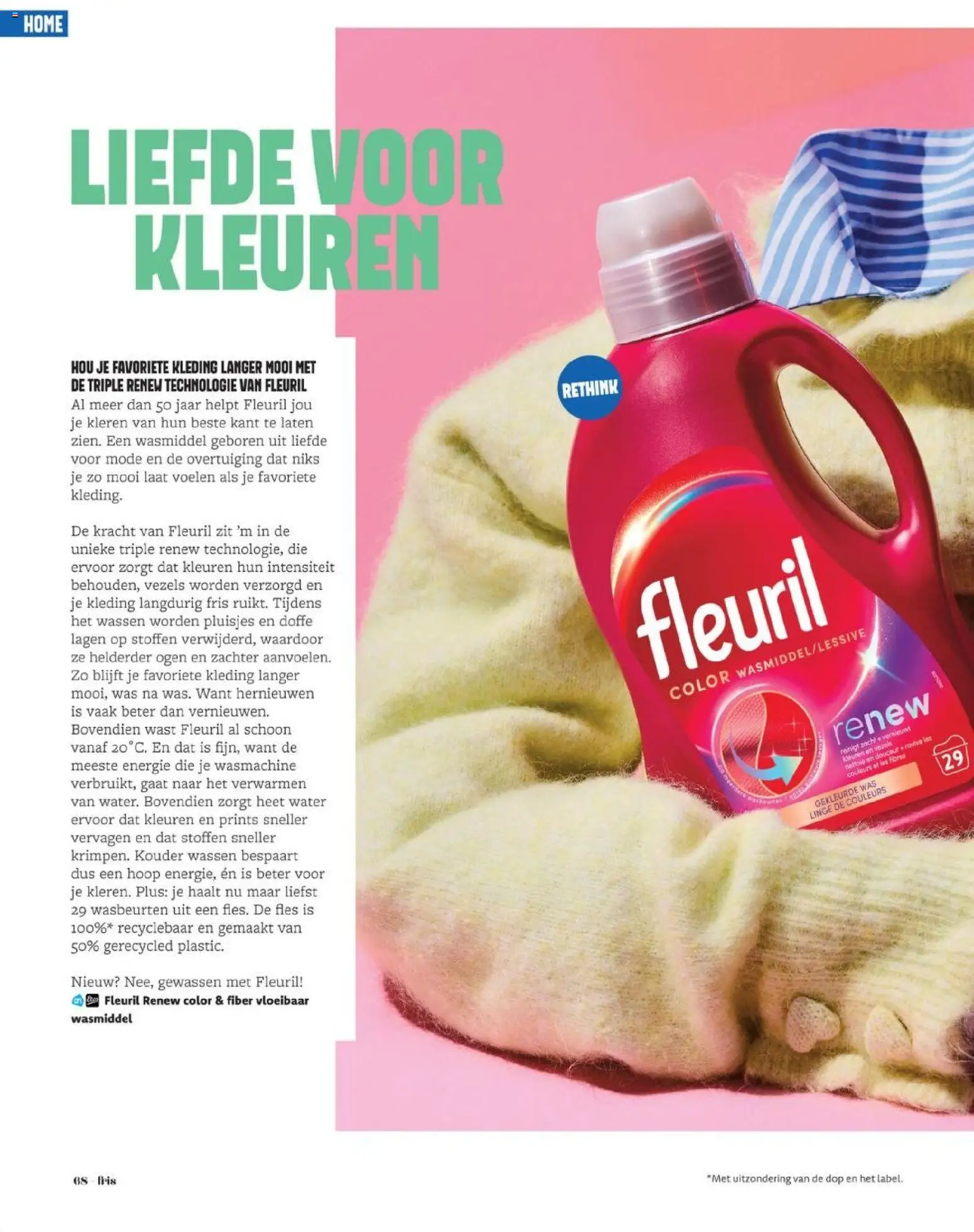 {H1} | Pagina: 68 | Producten: Kleren, Fles, Wasmachine, Festék