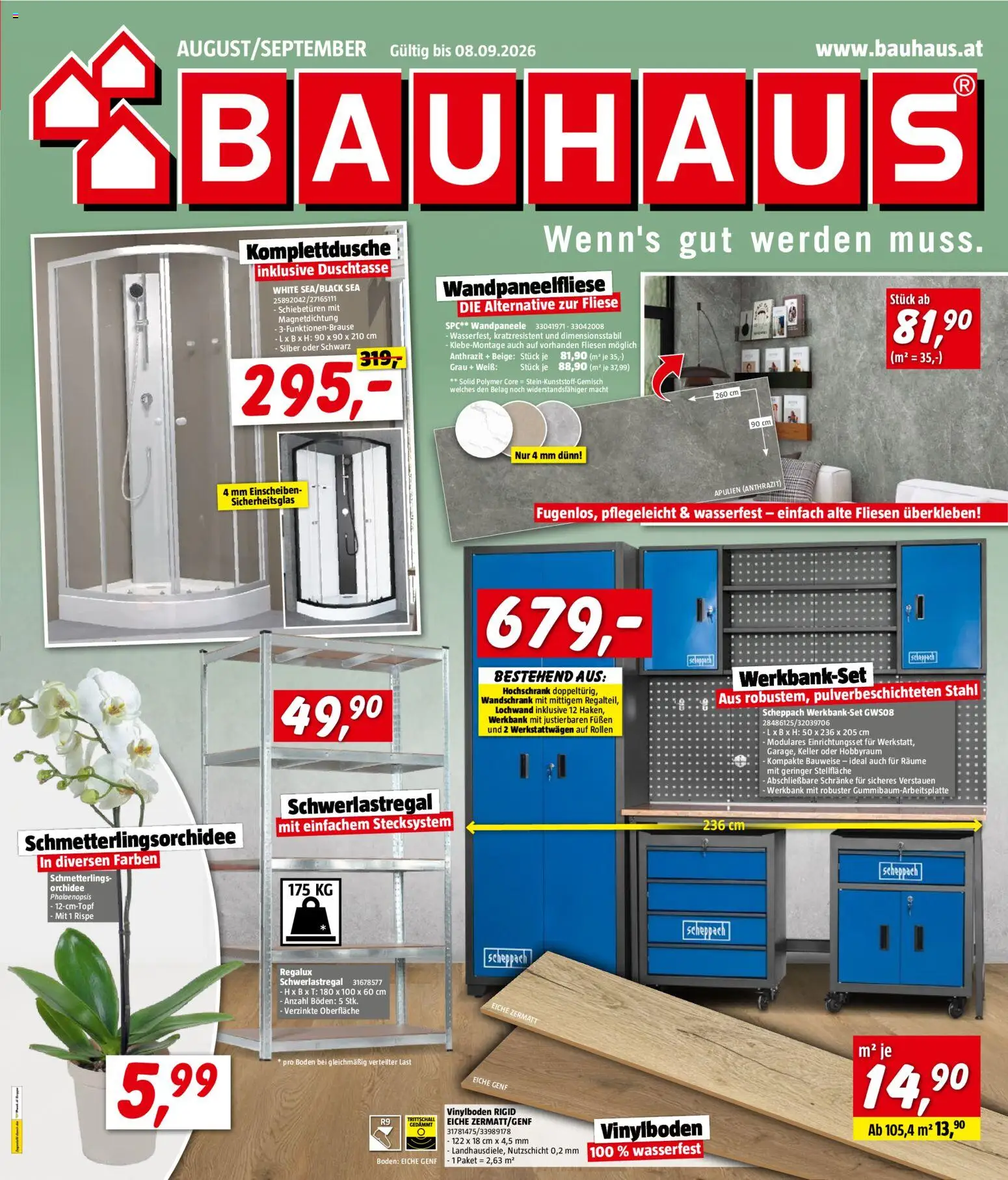 Bauhaus Prospekt aktuell gültig ab 19.08.2026 | Seite: 1