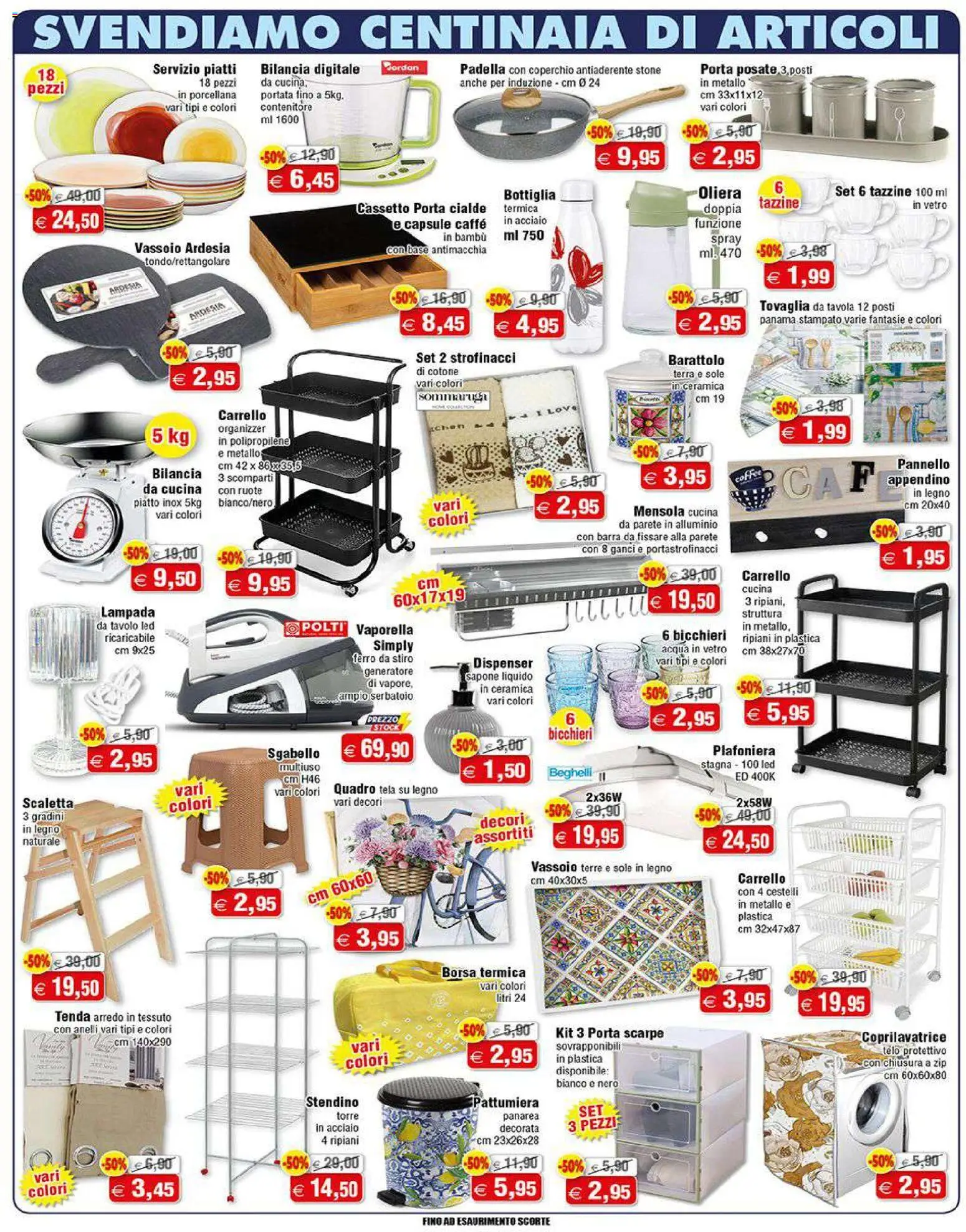 Volantino Magazzini Smart del 27/08/2026 | Pagina: 2 | Prodotti: Vassoio, Bottiglia, Tavolo, Appendino