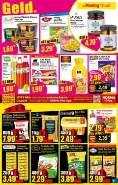 Norma Flugblatt ab 13.07.2026 gültig | Seite: 9 | Produkte: Knoblauch, Ofen, Brot, Nudeln