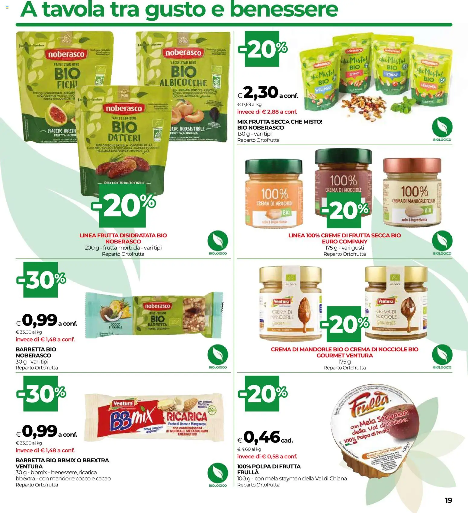 Volantino COOP del 16/07/2026 | Pagina: 19 | Prodotti: Nocciole, The, Cocco, Arachidi