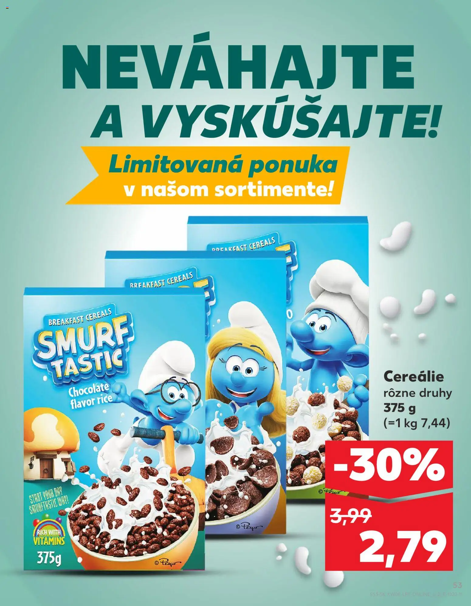 Kaufland SK akciós ujság - amely érvényes a következő dátumtól: 2026.02.19. | Oldal: 53