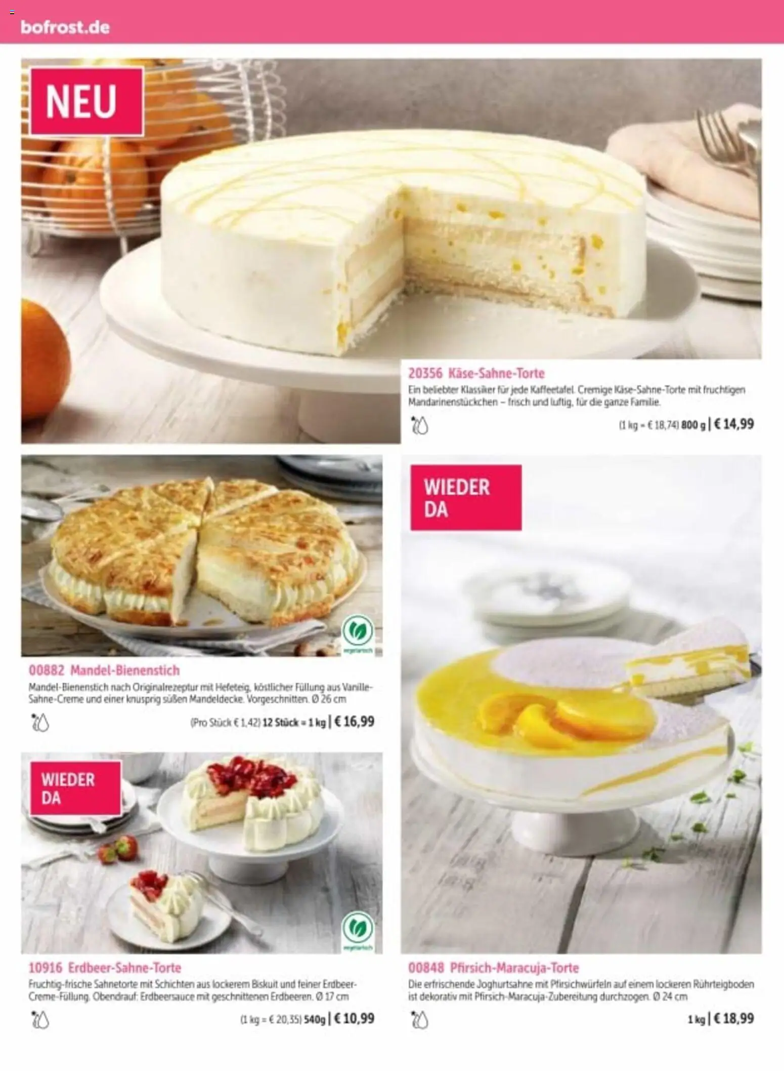 Bofrost Katalog – gültig ab 06.03.2026 | Seite: 124 | Produkte: Vanille