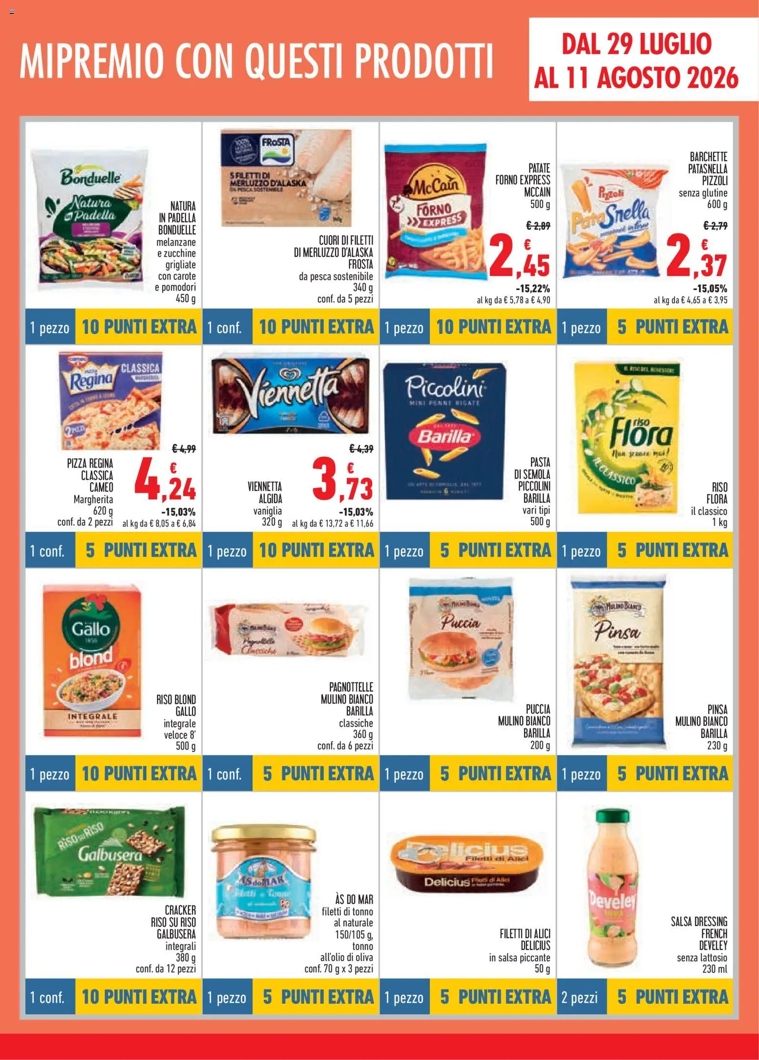 Volantino Conad del 15/07/2026 | Pagina: 9 | Prodotti: Tonno al naturale, Melanzane, Penne, Alici