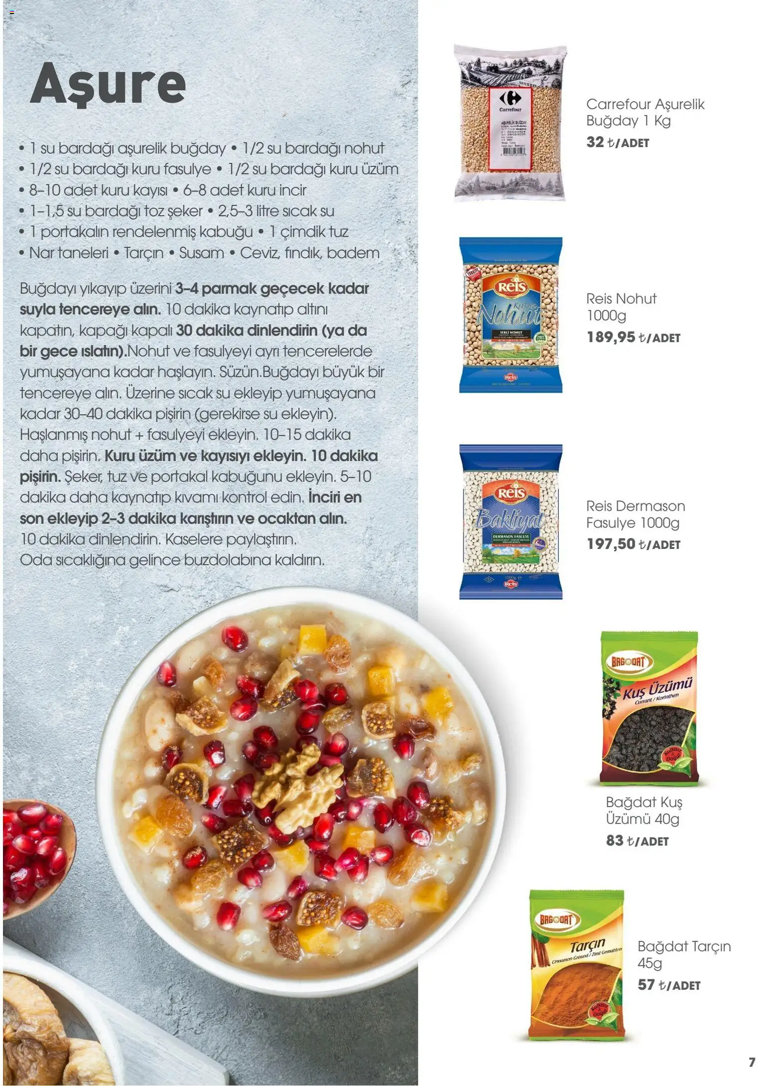 CarrefourSA - Katalog Gurme - 01.06.2026 tarihinden itibaren geçerlidir | Sayfa: 7 | Ürünler: Şeker, Su, Üzüm, Toz şeker