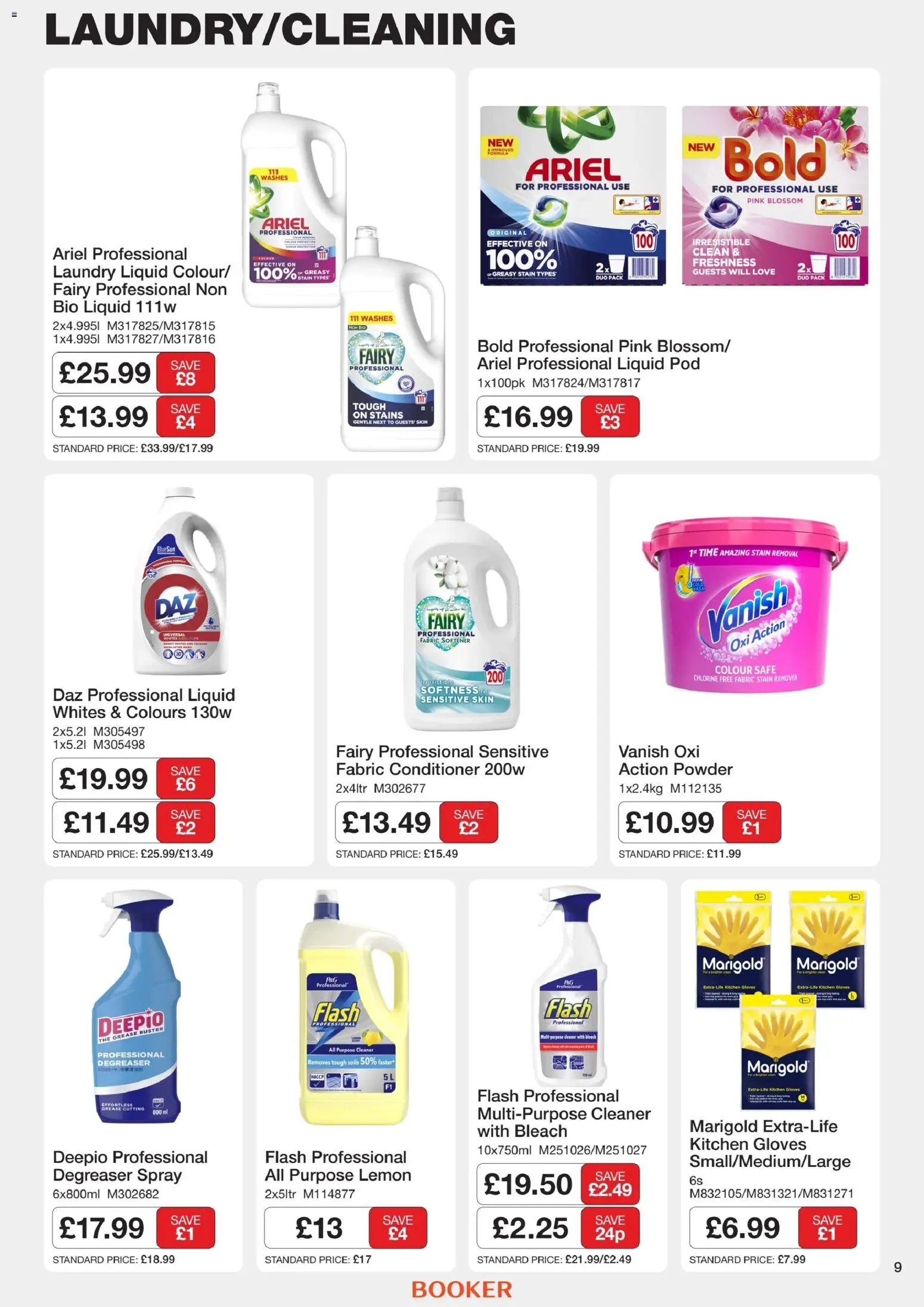 {H1} | Page: 9 | Products: Conditioner, Kitchen, Gloves, Lemon