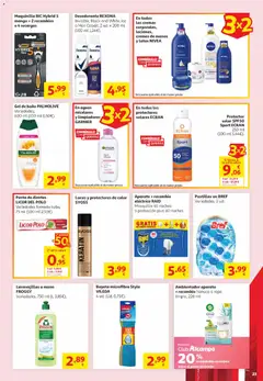 Vista previa Alcampo Canarias válido desde el 16.06.2026 | Página: 23 | Productos: Agua micelar, Licor, Lavavajillas, Baño