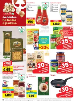 Spar akciós újság - amely érvényes a következő dátumtól: 2026.09.10. | Oldal: 14 | Termékek: Pesto, Tefal, Lekvár, Univer