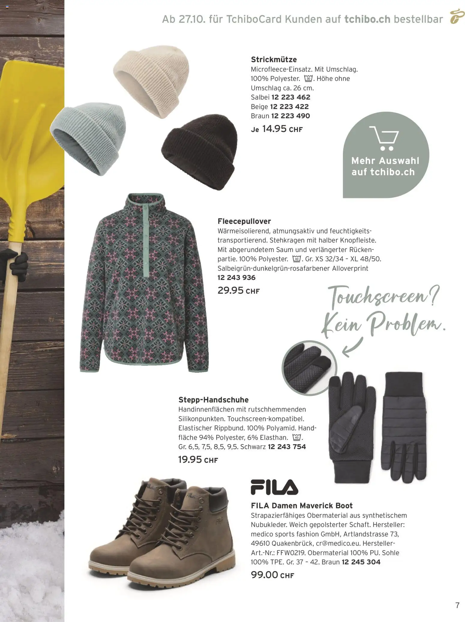 Tchibo aktionen Warme Styles – gültig ab 01.11.2026 | Seite: 7