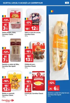 Ofertele Carrefour valabile de la 22.07.2026 | Pagină: 52 | Produse: Hacıyatmaz Kedi Oyuncağı, Chiftele, Cartofi, Sos