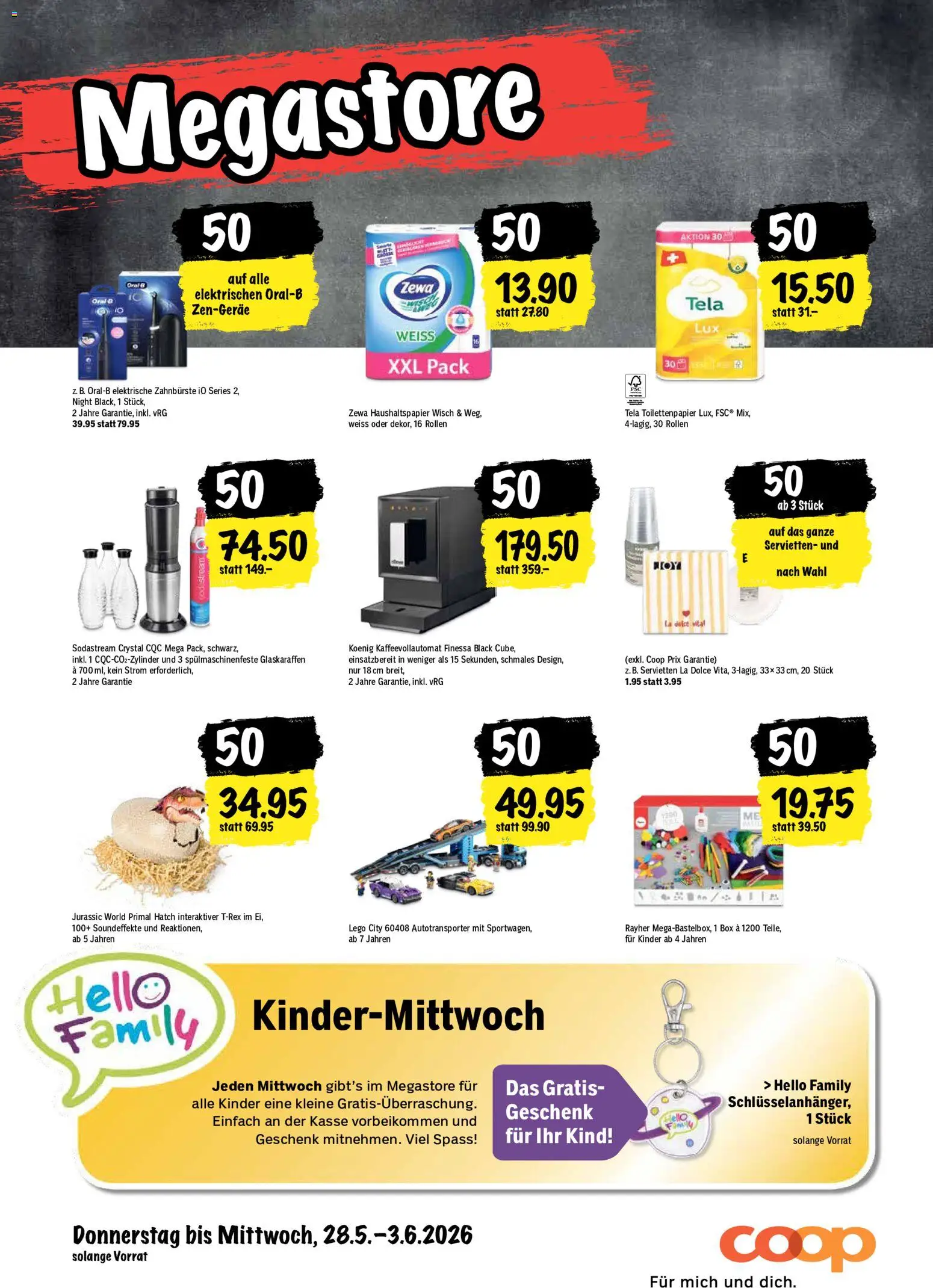 Coop aktionen – gültig ab 28.05.2026 | Seite: 24 | Produkte: Elektrische zahnbürste, Box, Zahnbürste, Toilettenpapier