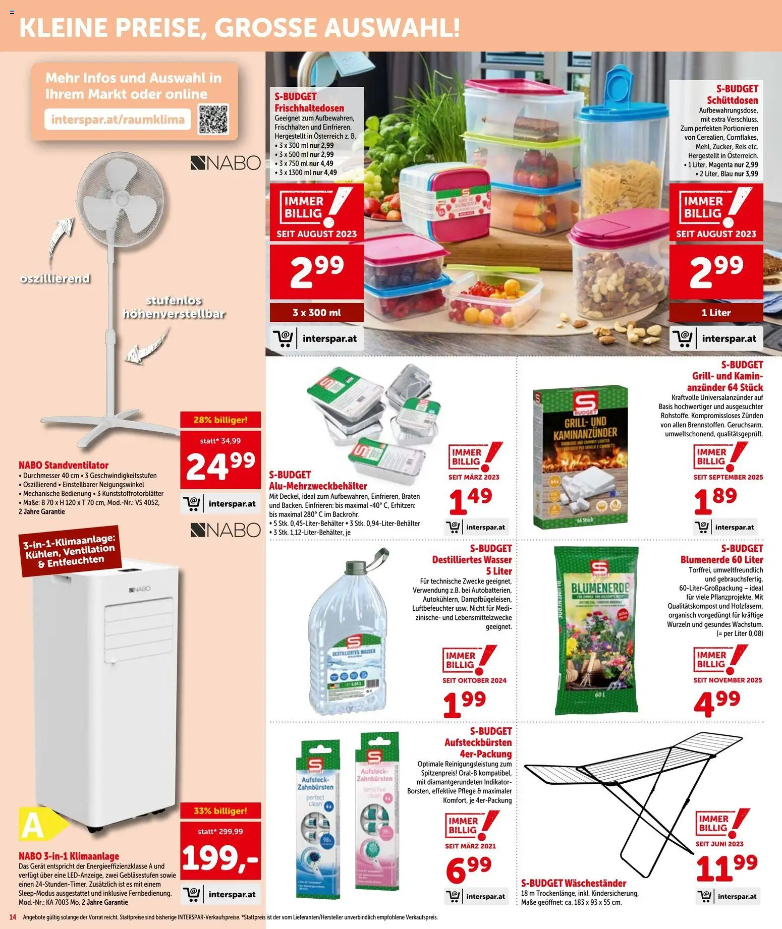 Interspar - Flugblatt gültig ab 25.06.2026 | Seite: 15 | Produkte: Wasser, Klimaanlage, Grill, Reis