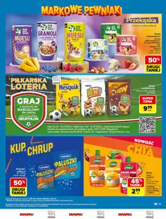 Pogląd oferty "Carrefour gazetka" - ważna od 11.05.2026 | Strona: 39 | Produkty: Granola, Paluszki, Czekolada, Płatki