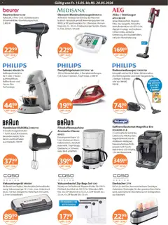 V-Markt Angebote ab 15.05.2026 gültig | Seite: 20 | Produkte: Philips, Staubsauger, Handmixer, Eierkocher