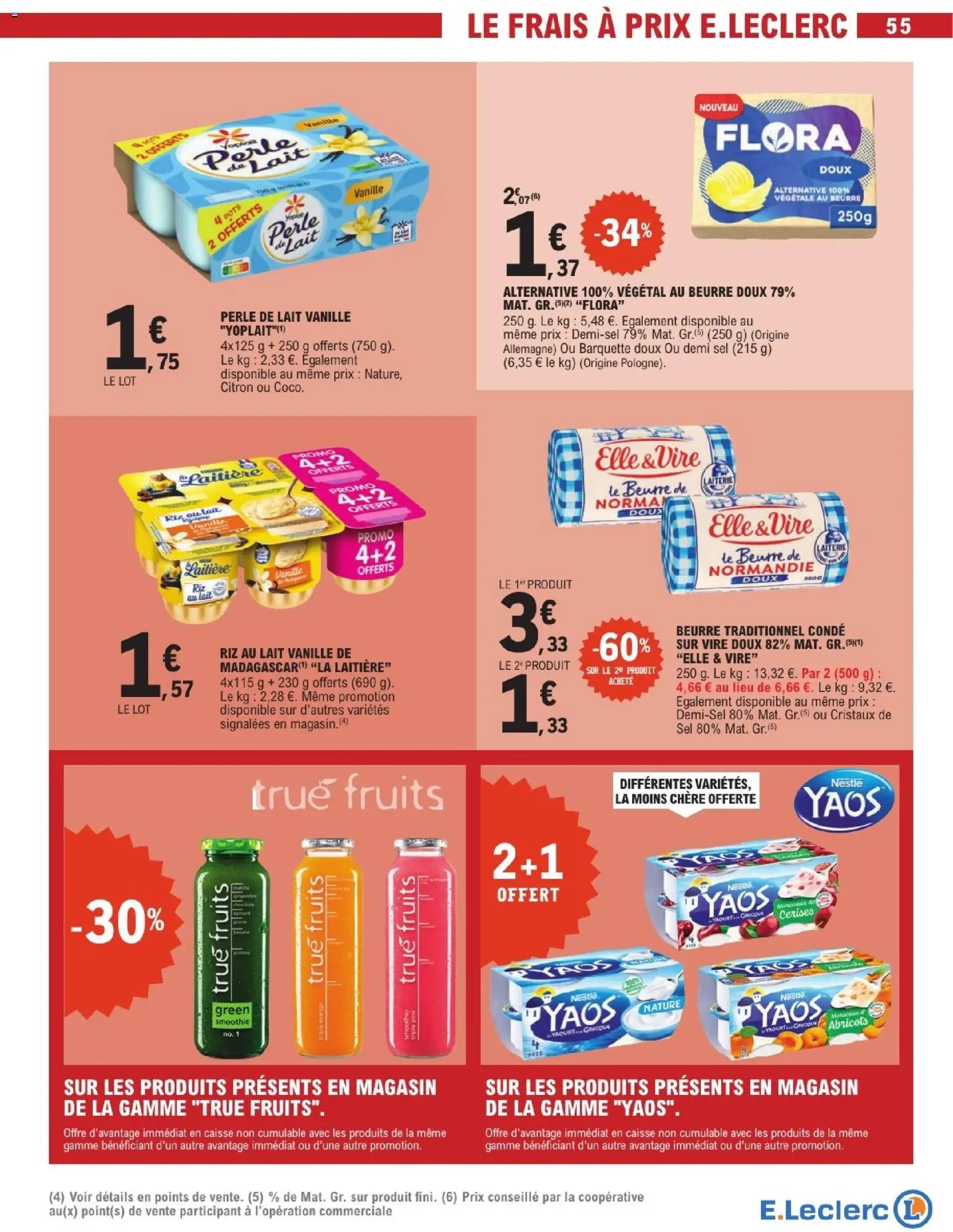 {H1} | Page: 55 | Produits: Yaourt grec, Sel, Lait, Beurre doux