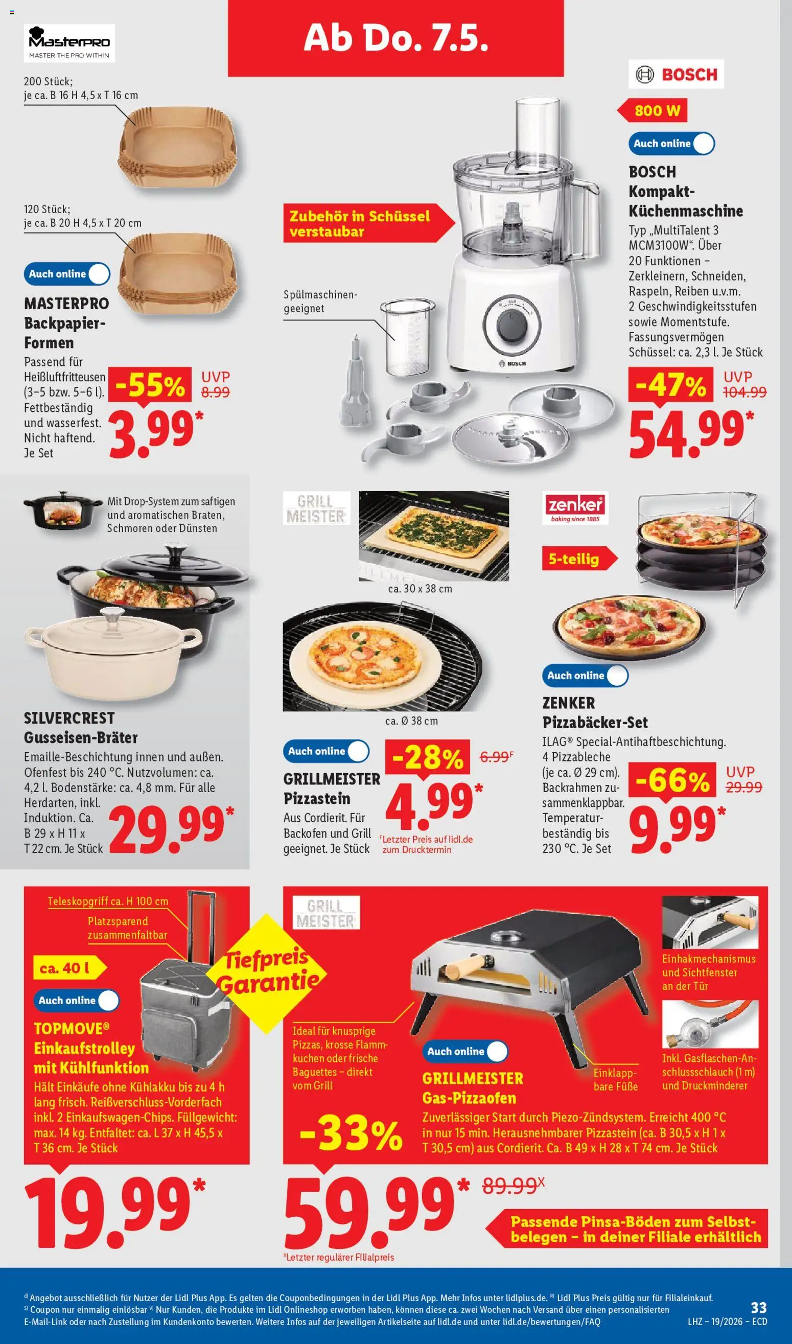 Lidl Prospekt – gültig ab 04.05.2026 | Seite: 51 | Produkte: Grill, Tür, Backofen, Kuchen
