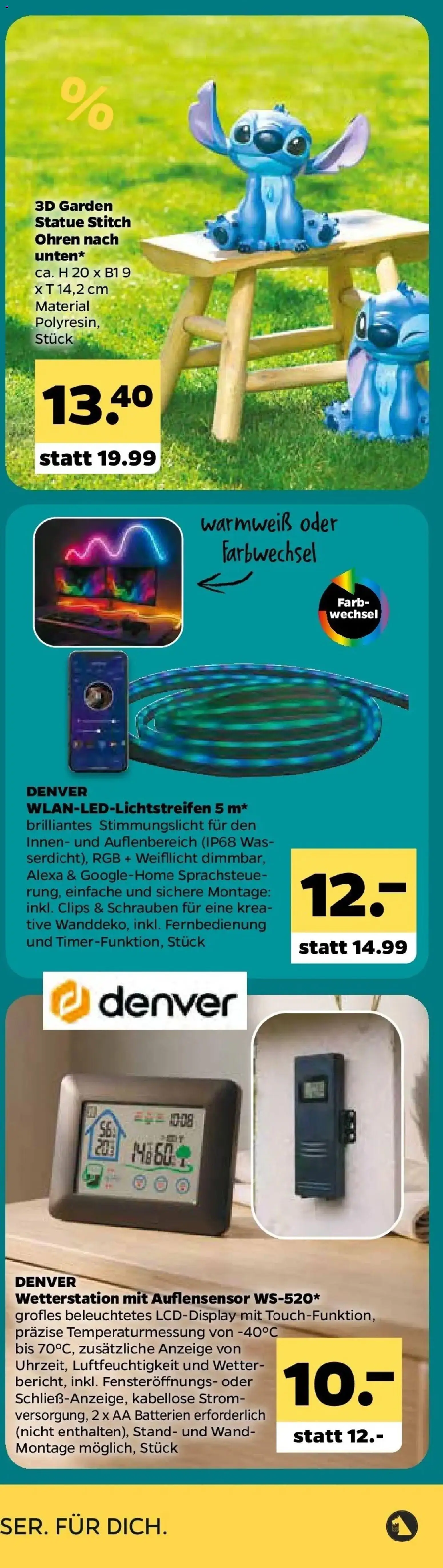 Netto Aktueller Prospekt ab 05.10.2026 → Angebote nächste Woche | Seite: 66 | Produkte: Wetterstation, Batterien