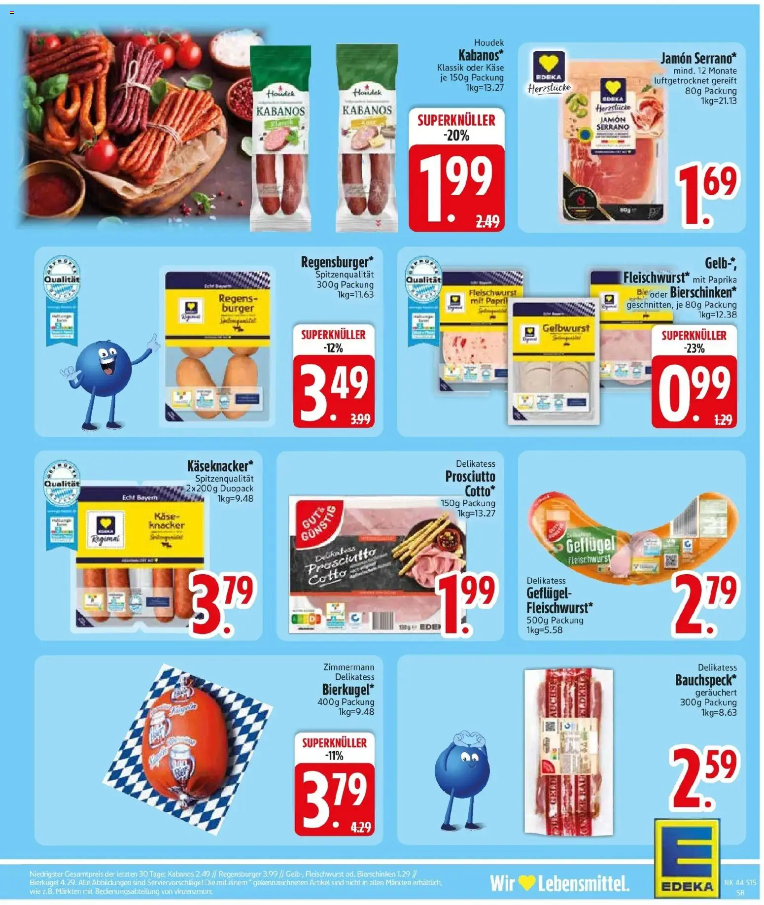 Edeka Prospekt Zolling (ab 26.10.2026) » Angebote Online | Seite: 17 | Produkte: Käse, Burger, Paprika