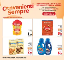 Anteprima del volantino CROSTATINE MULINO BIANCO BARILLA, Crostatine Mulino Bianco, albicocca, cacao, 400 g, conf. da 10 pezzi valido a partire dal 09/09/2026 | Pagina: 26 | Prodotti: Pasta, Barilla, Cacao, Penne