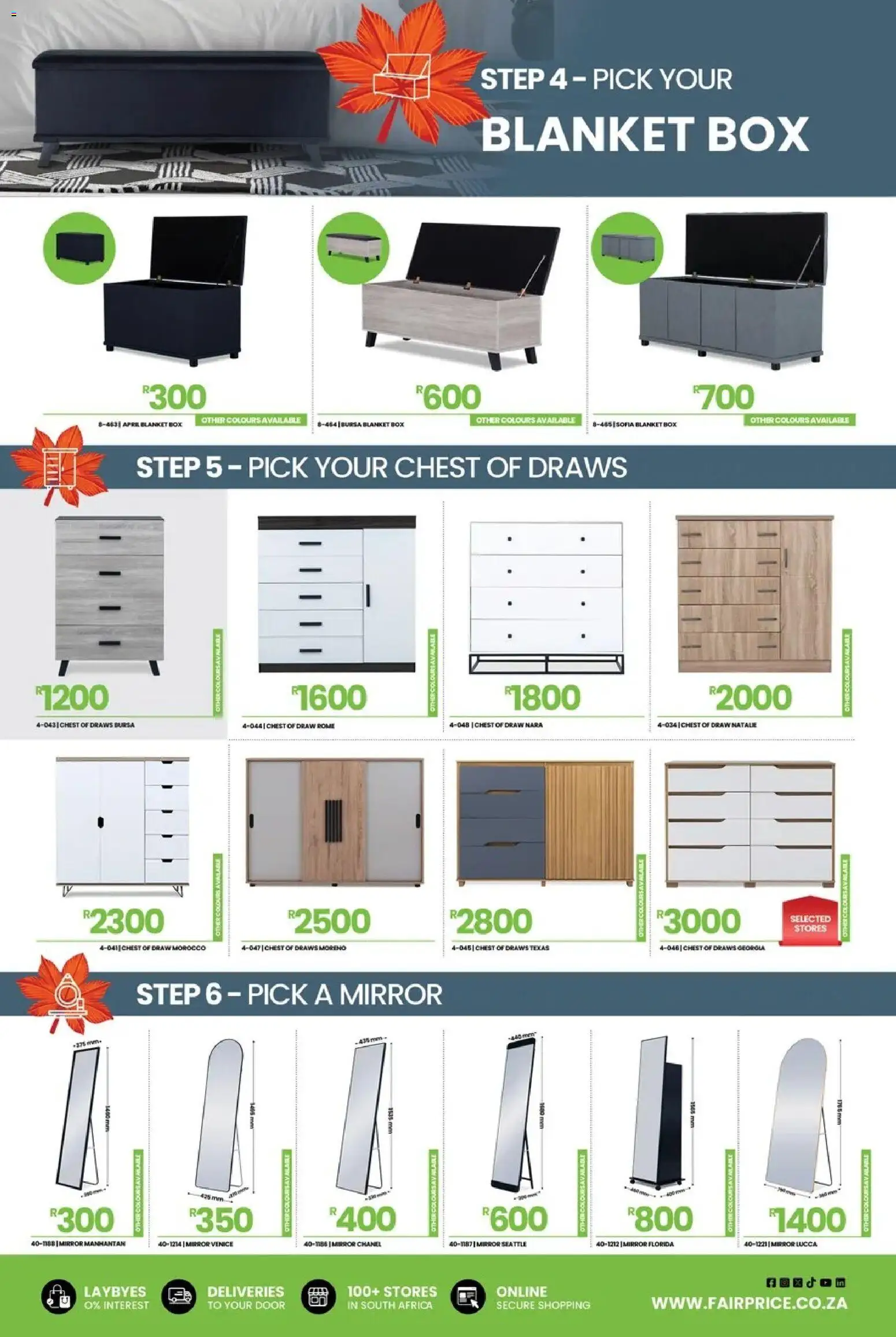 New Fair Price catalogue – valid from 01/03/2026 | Page: 17 | Products: Blanket box, Blanket, Box, Mirror