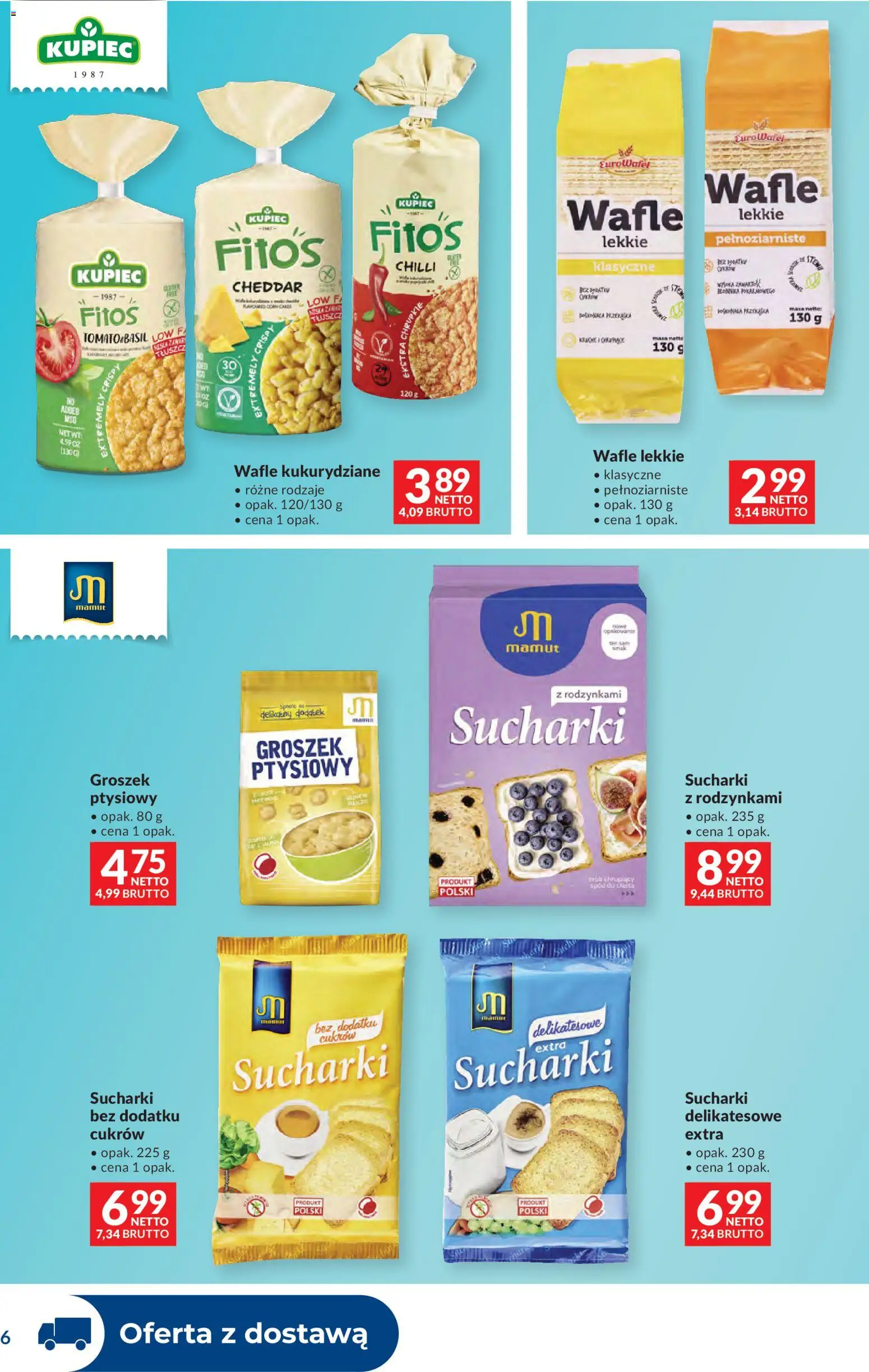 Makro gazetka - Dystrybucja do sklepów od 01.09.2026 | Strona: 6 | Produkty: Groszek, Sucharki, Groszek ptysiowy, Cheddar