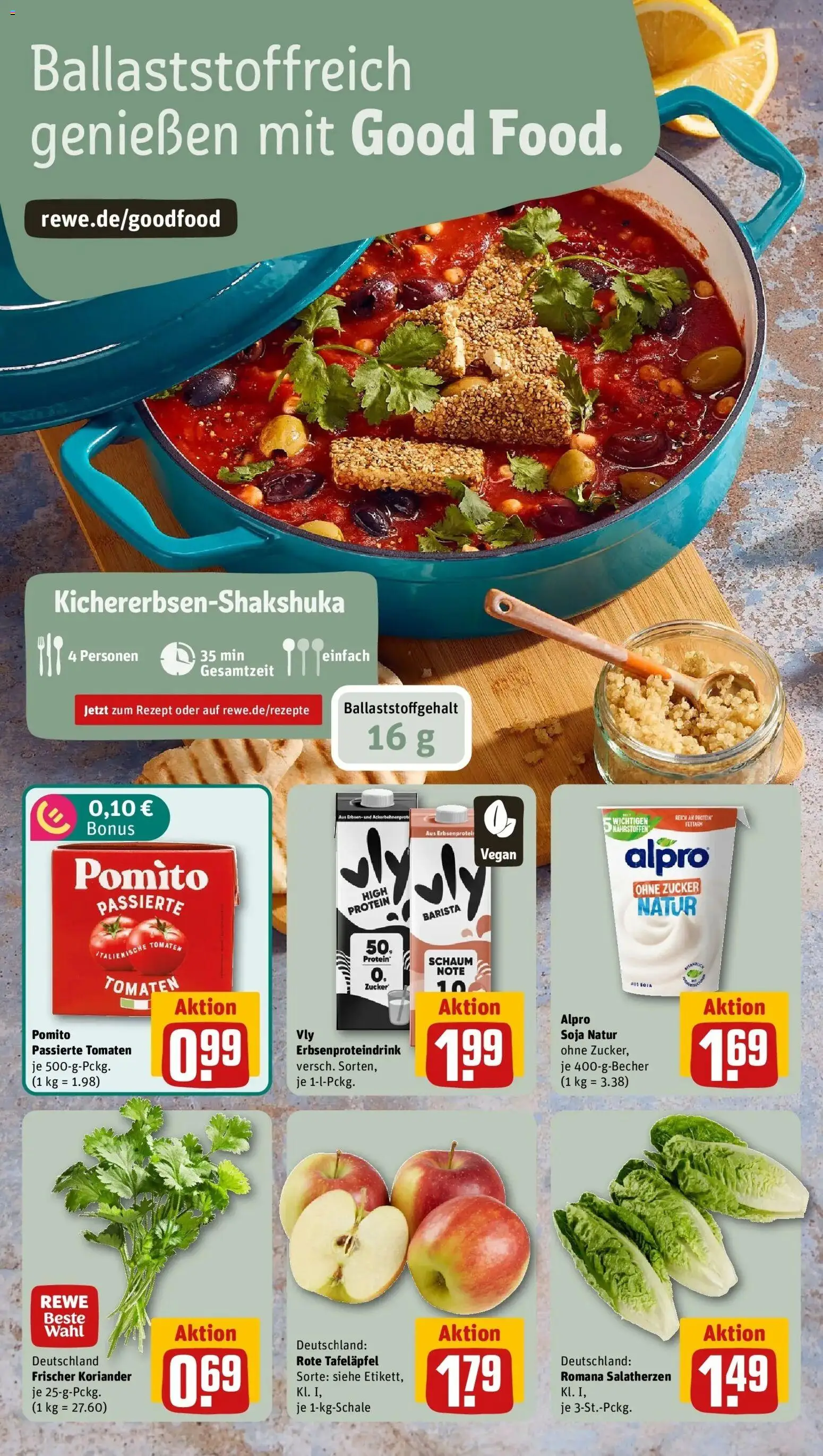 REWE Prospekt ab 07.09.2026 zum Blättern » Angebote | Seite: 4 | Produkte: Tomaten, Alpro, Zucker