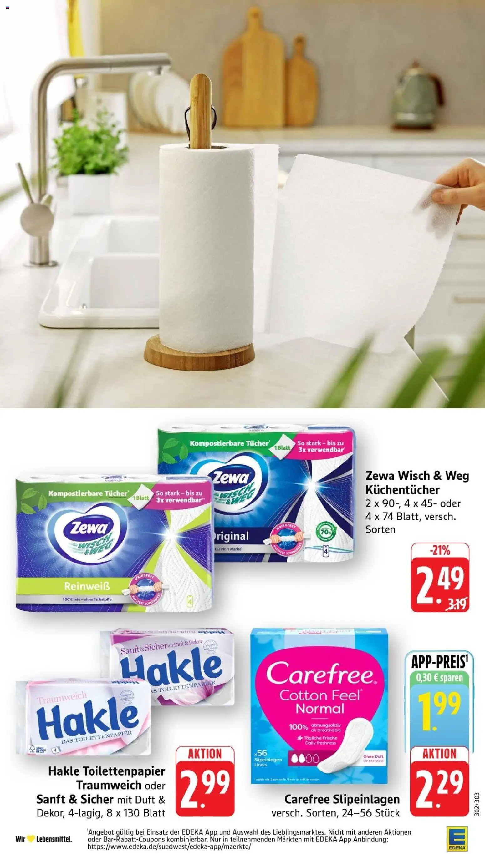 Edeka Prospekt Stuttgart – gültig ab 10.08.2026 | Seite: 35 | Produkte: Duft, Zewa, Toilettenpapier