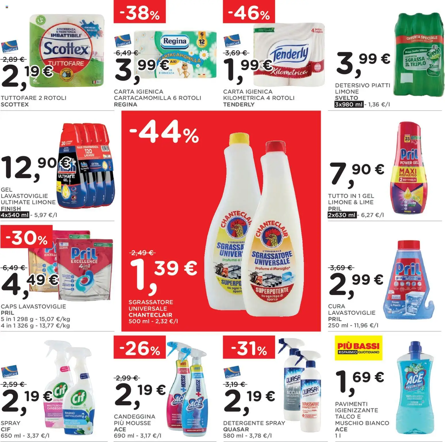 Volantino Poli del 15/07/2026 | Pagina: 30 | Prodotti: Carta igienica, Limone, Lime, Lavastoviglie