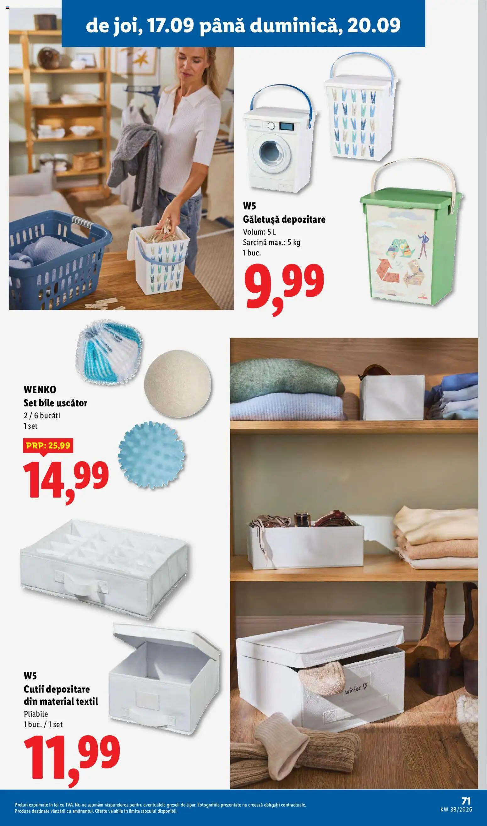 Noul catalog Lidl – valabil de la 14.09.2026 | Pagină: 71