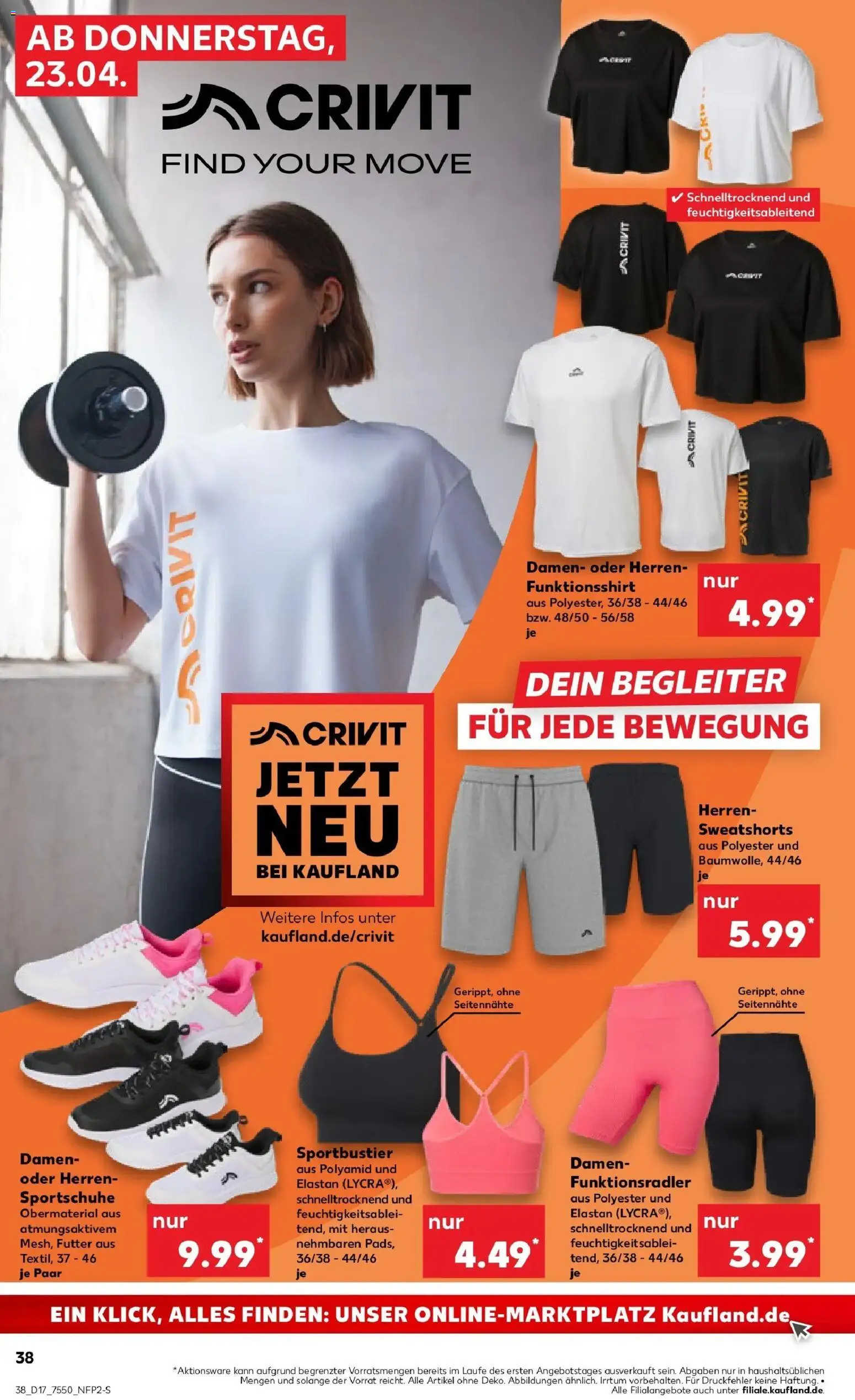 Kaufland Prospekt Ettlingen	 – gültig ab 20.04.2026 | Seite: 50 | Produkte: Shirt, Sweatshorts