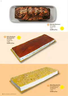 Pré-visualização Recheio Catálogo de Gelados  Sobremesas válido de 26/06/2026 | Página: 18 | Produtos: Bolo, Bombom, Nata