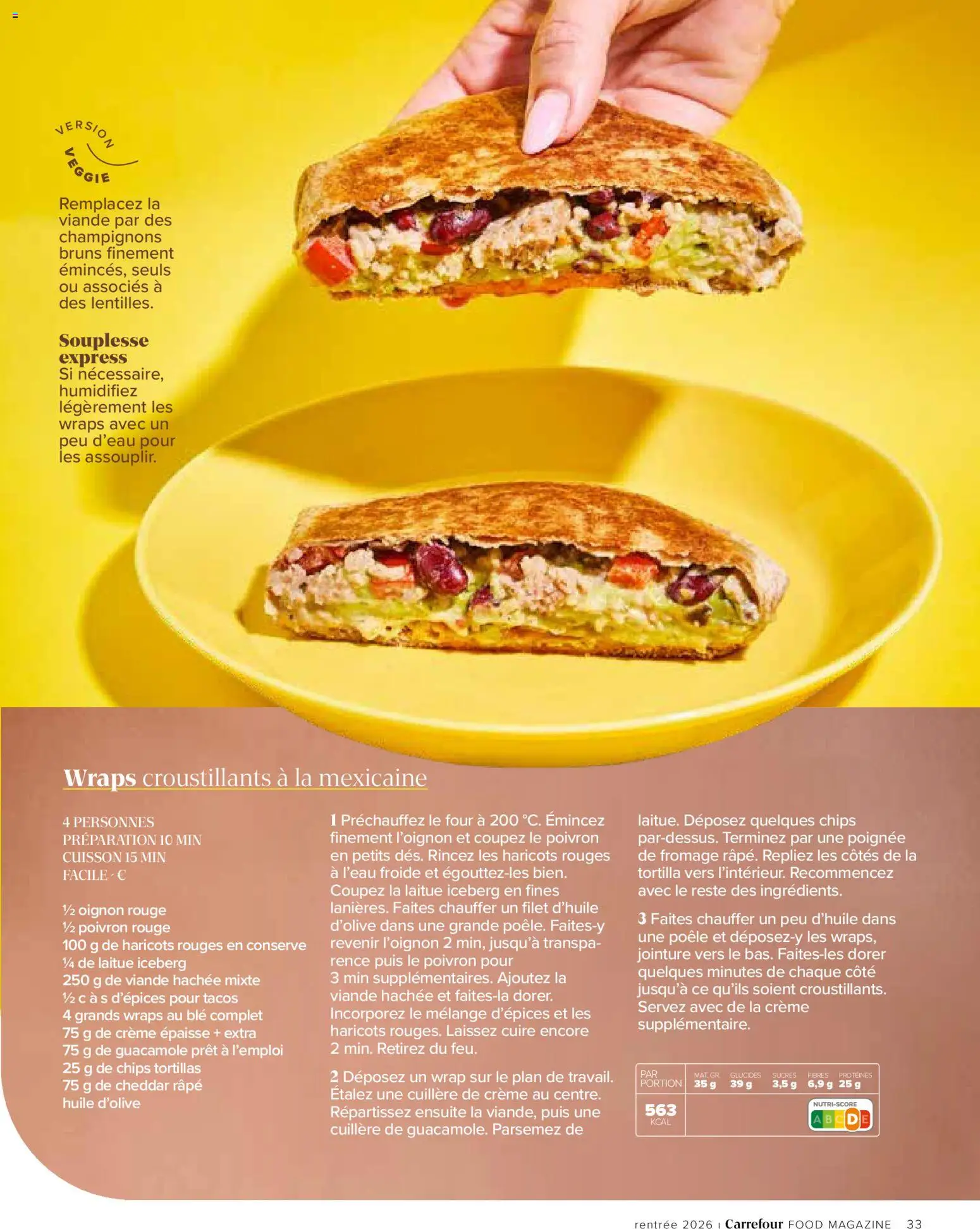 {H1} | Pagina: 33 | Producten: Chips, Guacamole, Cheddar, Crème