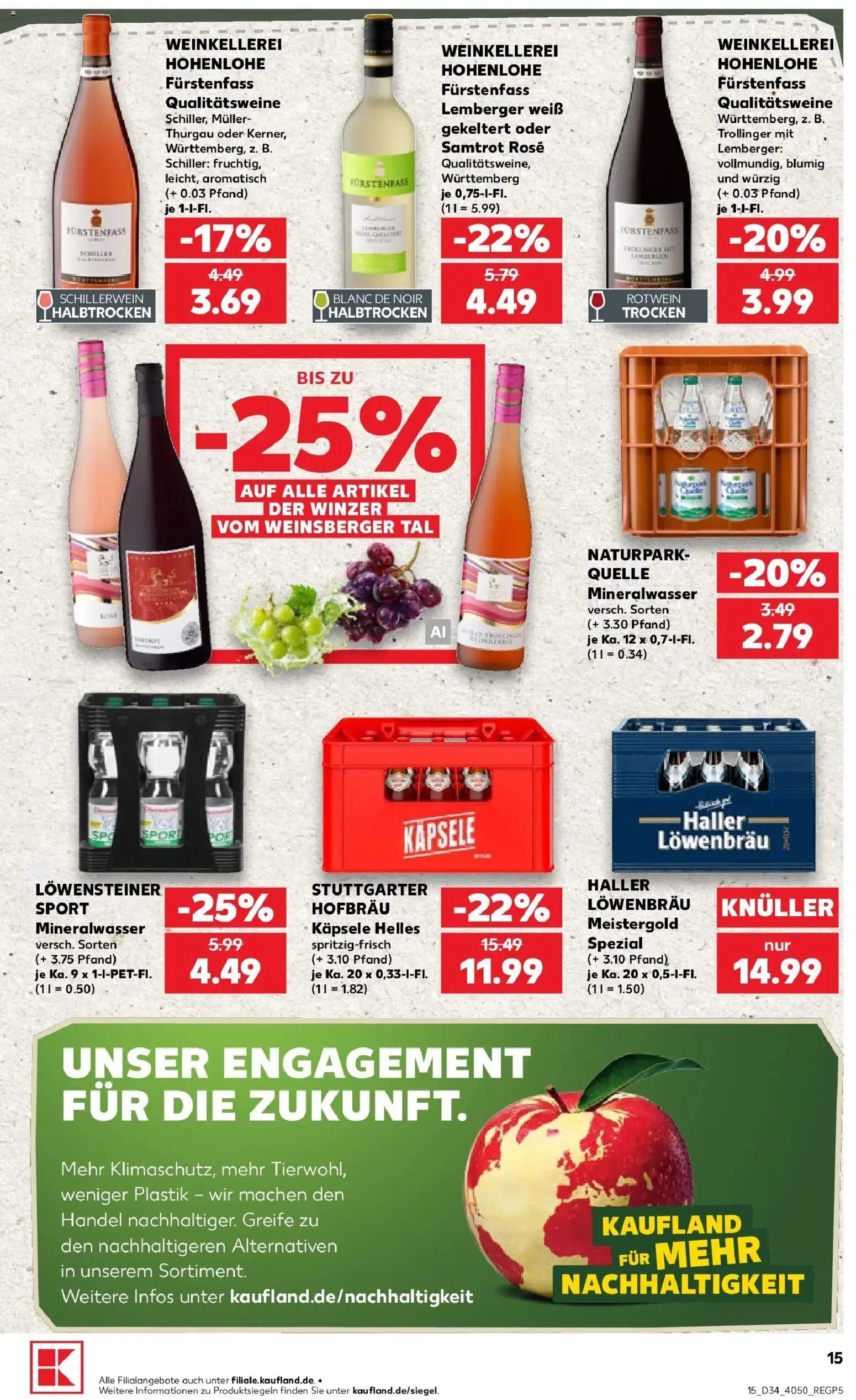 Prospekt Kaufland ab 17.08.2026 » Angebote Online zum Blättern | Seite: 26 | Produkte: Rotwein, Mineralwasser