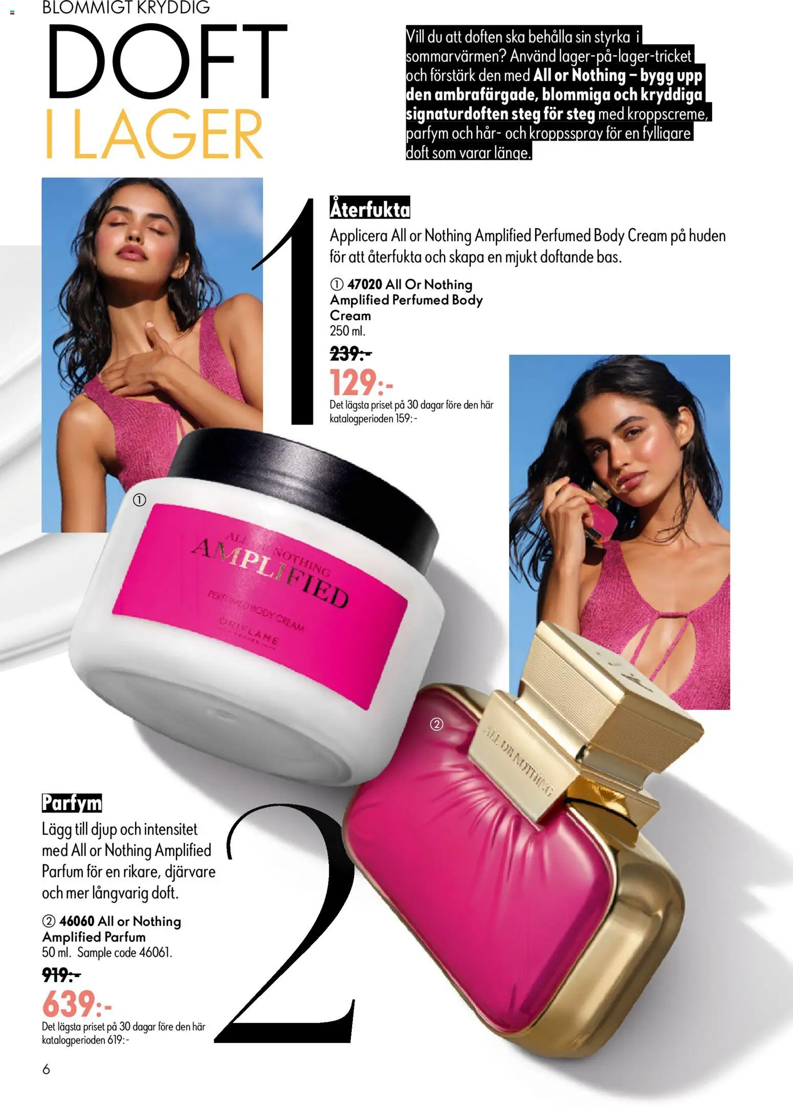 Oriflame reklamblad aktuell från 24/06/2026 | Sida: 6 | Produkter: Parfym, Doft