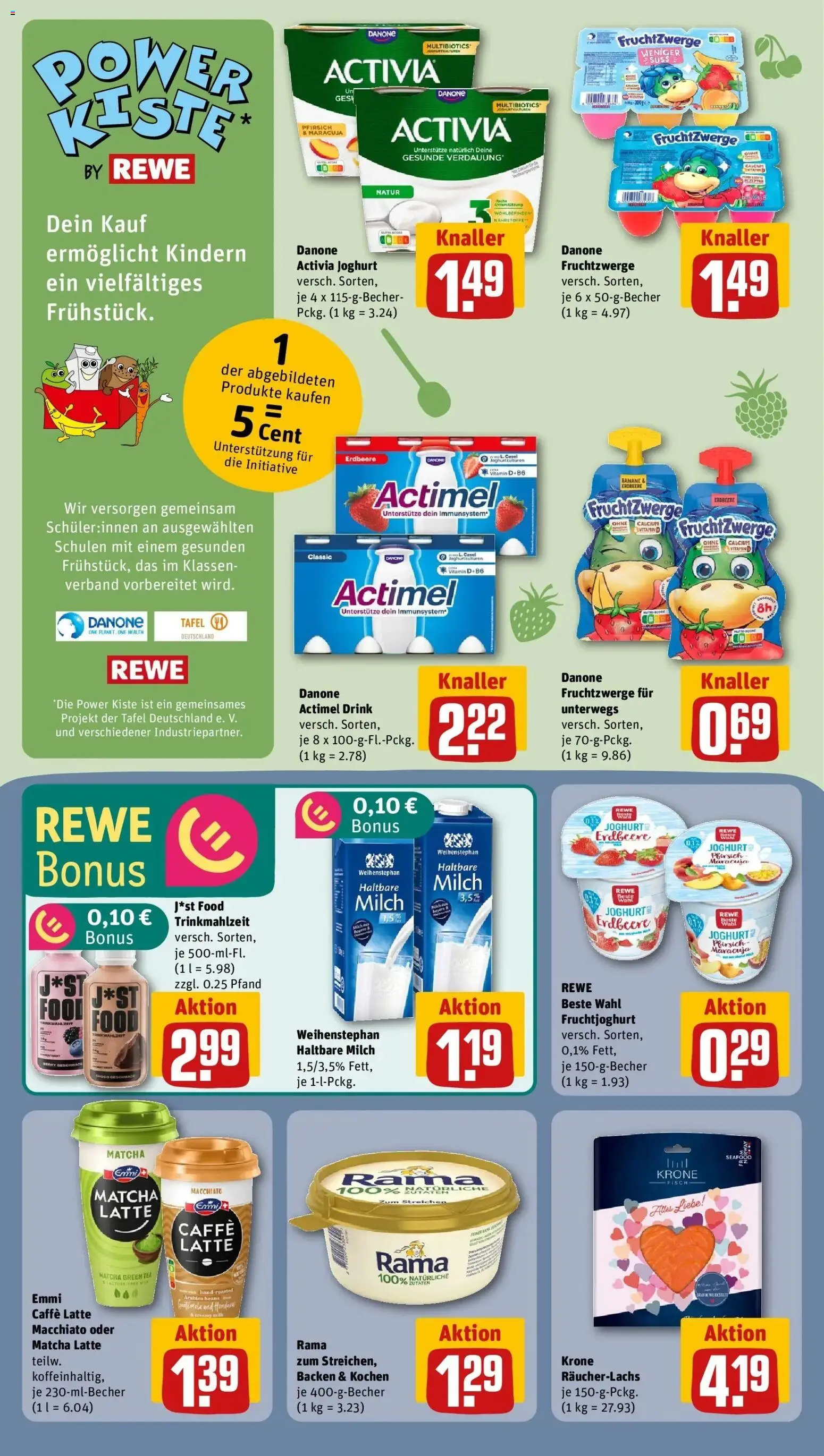 REWE Prospekt ab 04.05.2026 zum Blättern » Angebote | Seite: 17 | Produkte: Activia, Rama, Milch, Joghurt