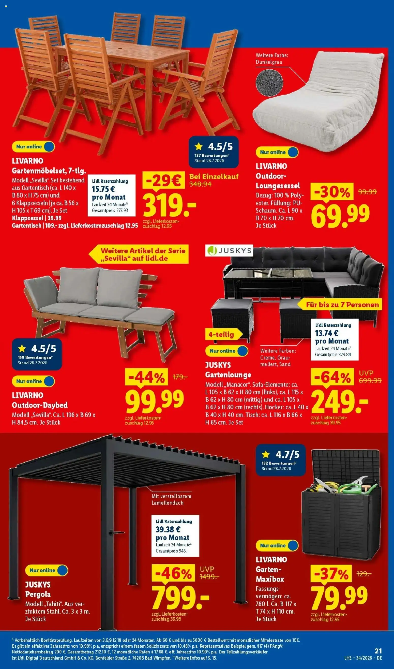 Lidl Prospekt Mahlow (ab 17.08.2026) zum Blättern » Angebote | Seite: 41 | Produkte: Hocker, Tisch, Box, Bad
