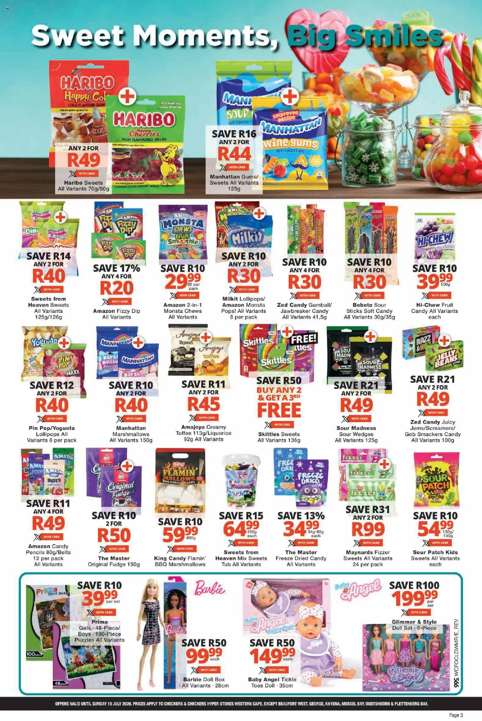 New Checkers catalogue – valid from 25/06/2026 | Page: 3 | Products: Cherries, Sweets, Box, Soup