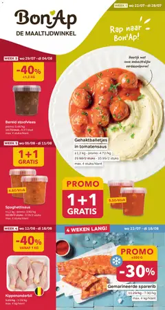 Bon Ap folder/publicité - Voorbeeld van een folder van Bon Ap, geldig van 22/07/2026