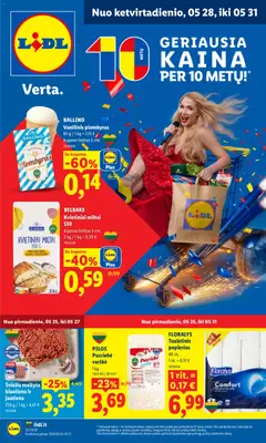 LIDL leidinys galioja nuo 25.05.2026