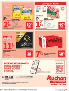 Auchan - Prévisualisation de RISTRETTO CAFÉ CAPSULES L'OR ESPRESSO, X40 + 10 offertes valide à partir de 30/06/2026 | Page: 36 | Produits: Beurre, Coca cola, Café, Jambon